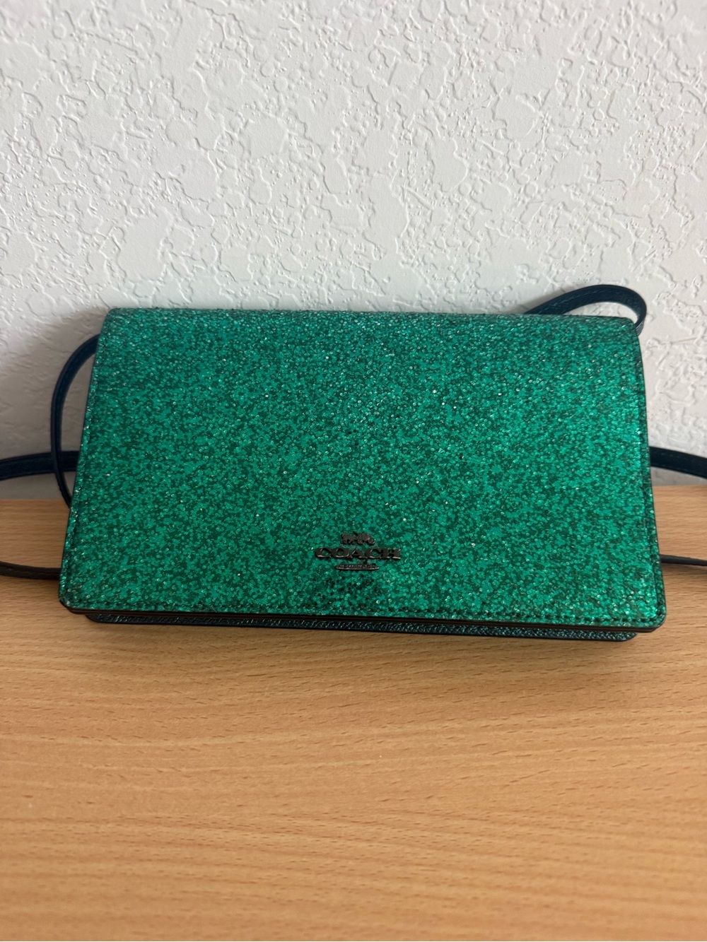 Coach Hayden Green Glitter Crossbody Crossbody - NWOT